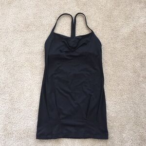 Lululemon black tank sz 4